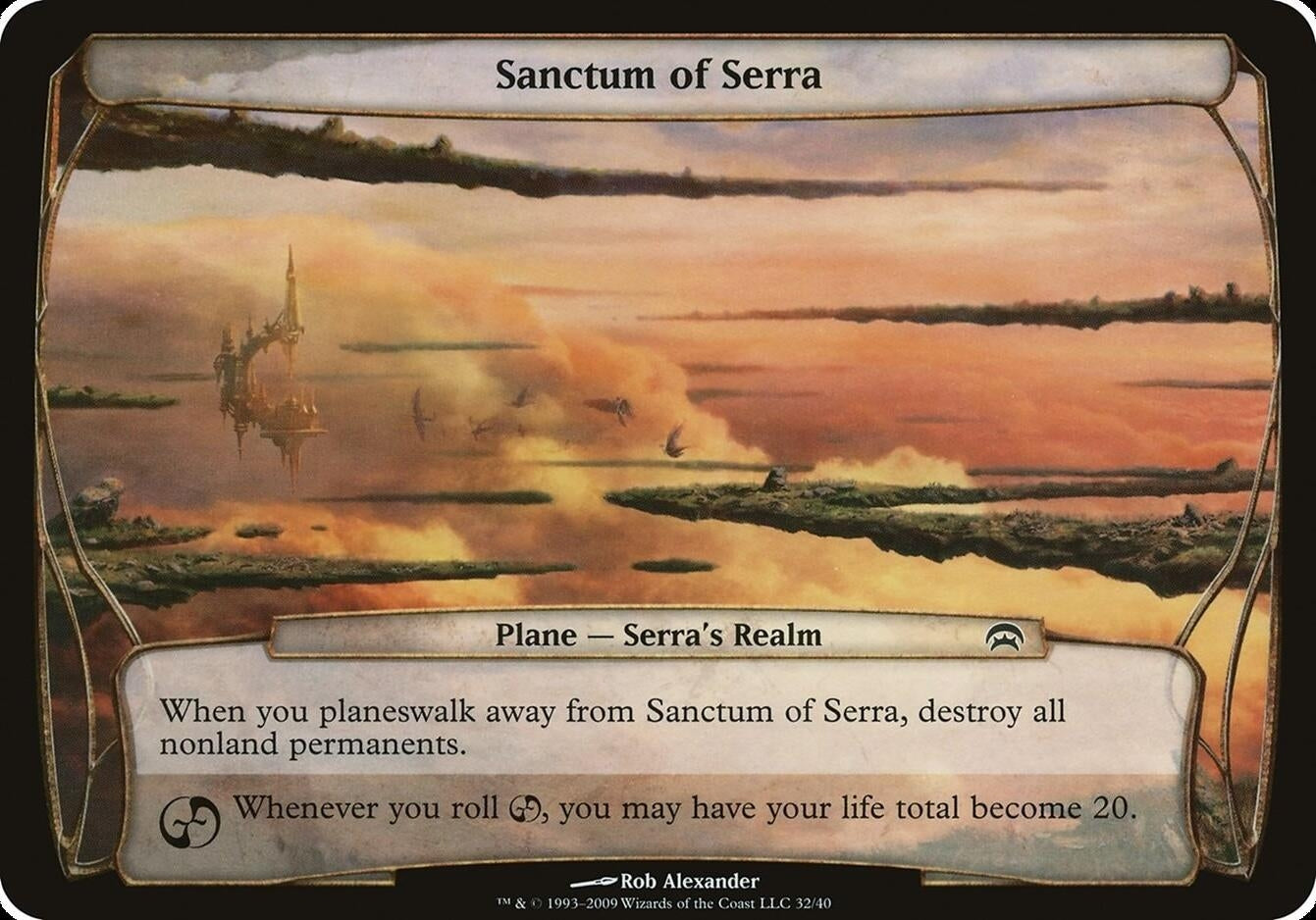 Image for Sanctum of Serra (Planechase) (Oversize Cards) - Magic: The Gathering