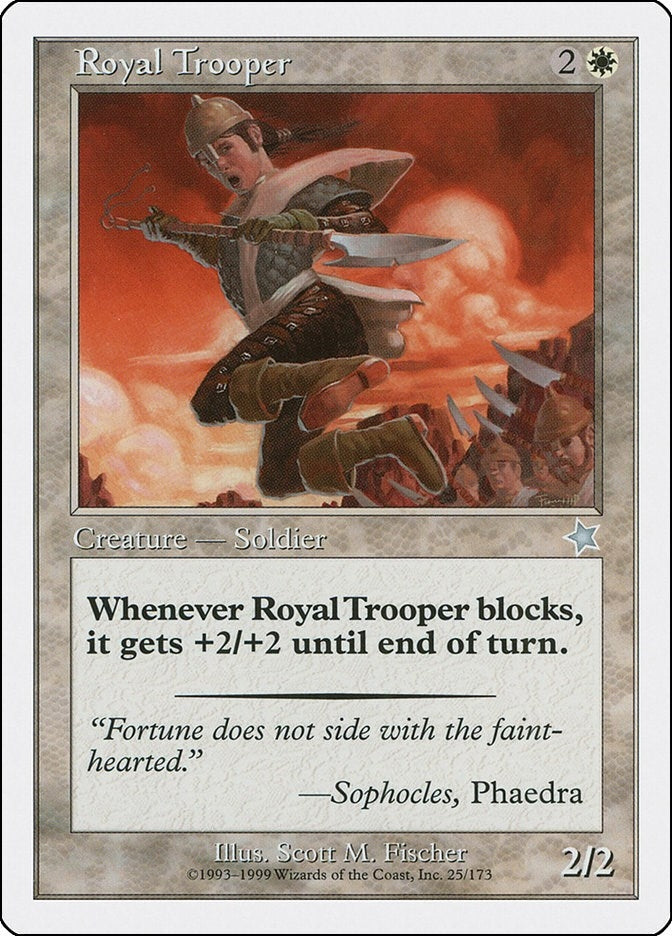 Image for Royal Trooper (Starter 1999) (25) - Magic: The Gathering
