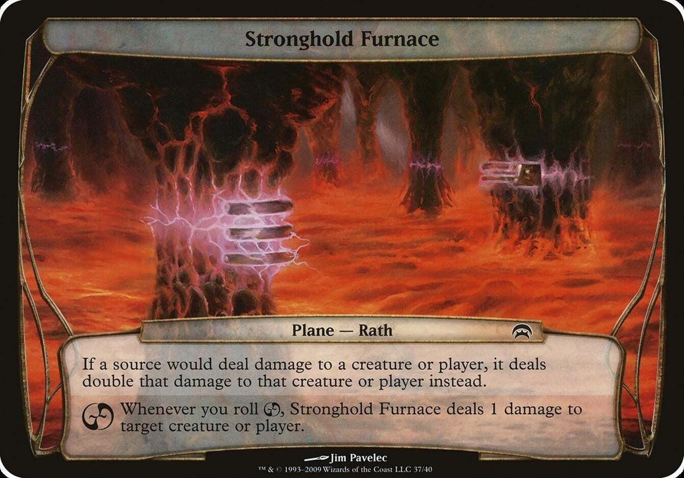 Image for Stronghold Furnace (Planechase) (Oversize Cards) - Magic: The Gathering