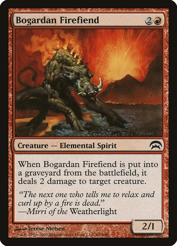 Image for Bogardan Firefiend (Planechase) (48) - Magic: The Gathering
