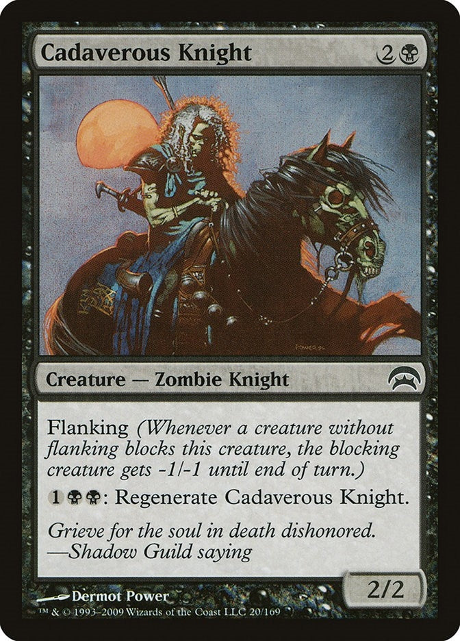 Image for Cadaverous Knight (Planechase) (20) - Magic: The Gathering