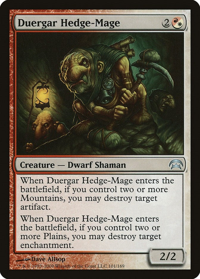 Image for Duergar Hedge-Mage (Planechase) (101) - Magic: The Gathering