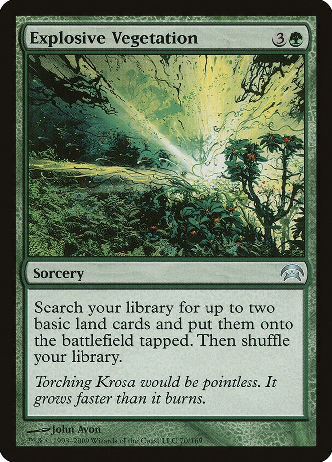 Image for Explosive Vegetation (Planechase) (70) - Magic: The Gathering