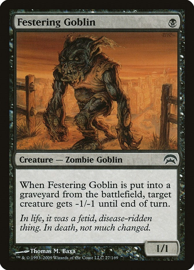 Image for Festering Goblin (Planechase) (27) - Magic: The Gathering