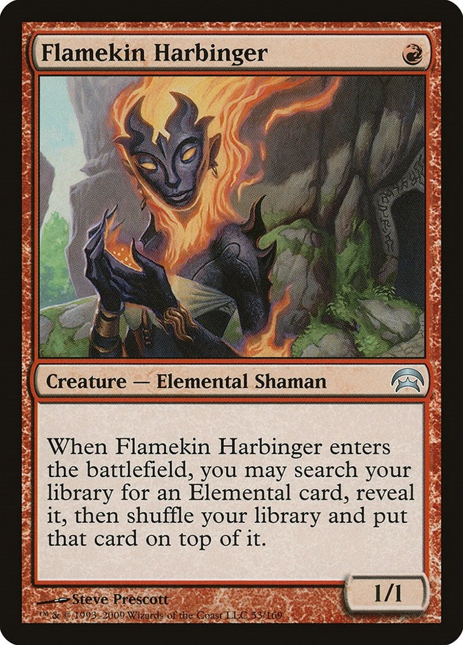 Image for Flamekin Harbinger (Planechase) (53) - Magic: The Gathering