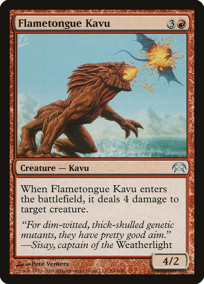 Image for Flametongue Kavu (Planechase) (54) - Magic: The Gathering