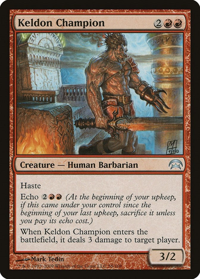 Image for Keldon Champion (Planechase) (58) - Magic: The Gathering