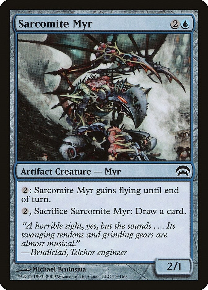 Image for Sarcomite Myr (Planechase) (13) - Magic: The Gathering