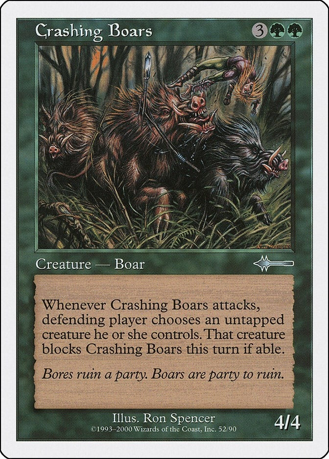 Image for Crashing Boars (Beatdown Box Set) (52) - Magic: The Gathering