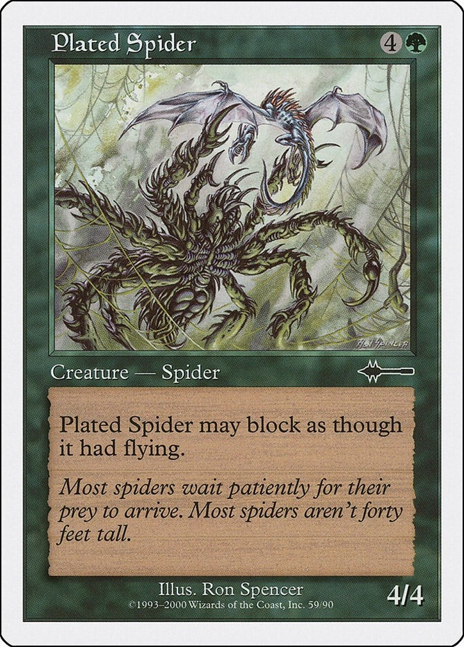 Image for Plated Spider (Beatdown Box Set) (59) - Magic: The Gathering