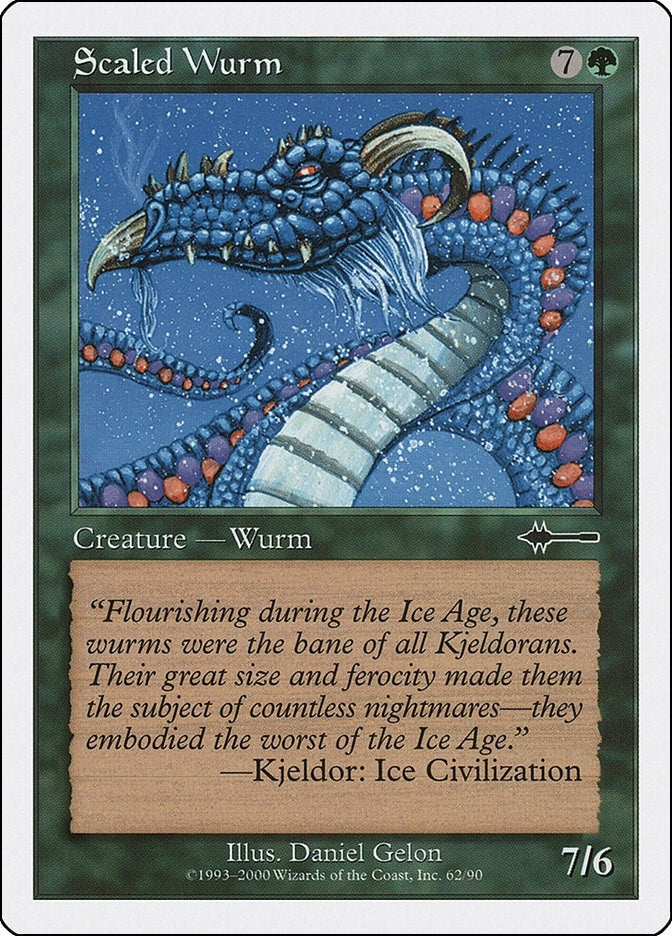 Image for Scaled Wurm (Beatdown Box Set) (62) - Magic: The Gathering