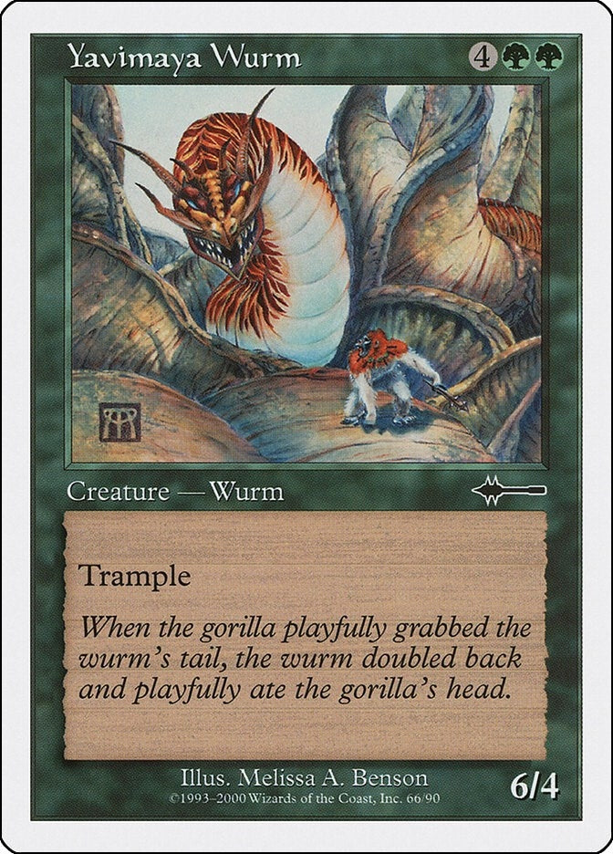 Image for Yavimaya Wurm (Beatdown Box Set) (66) - Magic: The Gathering