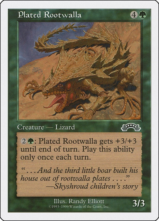 Image for Plated Rootwalla (Battle Royale Box Set) - Magic: The Gathering