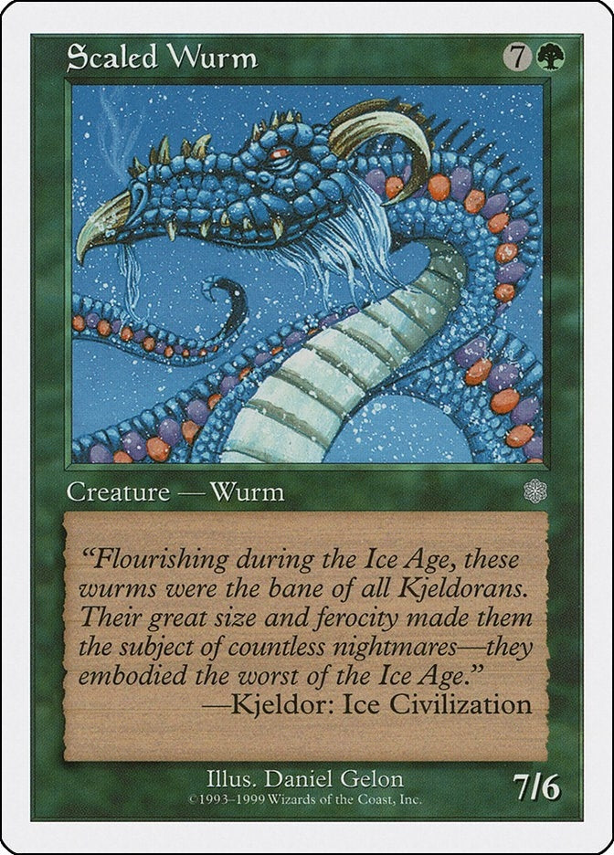 Image for Scaled Wurm (Battle Royale Box Set) - Magic: The Gathering
