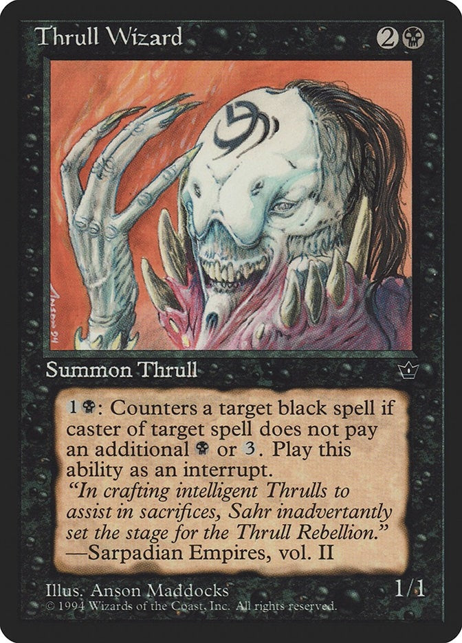 Image for Thrull Wizard (Fallen Empires) - Magic: The Gathering