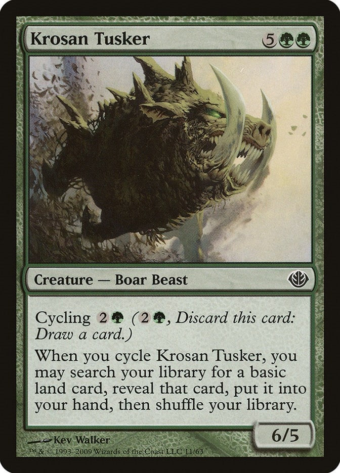 Image for Krosan Tusker (Duel Decks: Garruk vs. Liliana) (11) - Magic: The Gathering