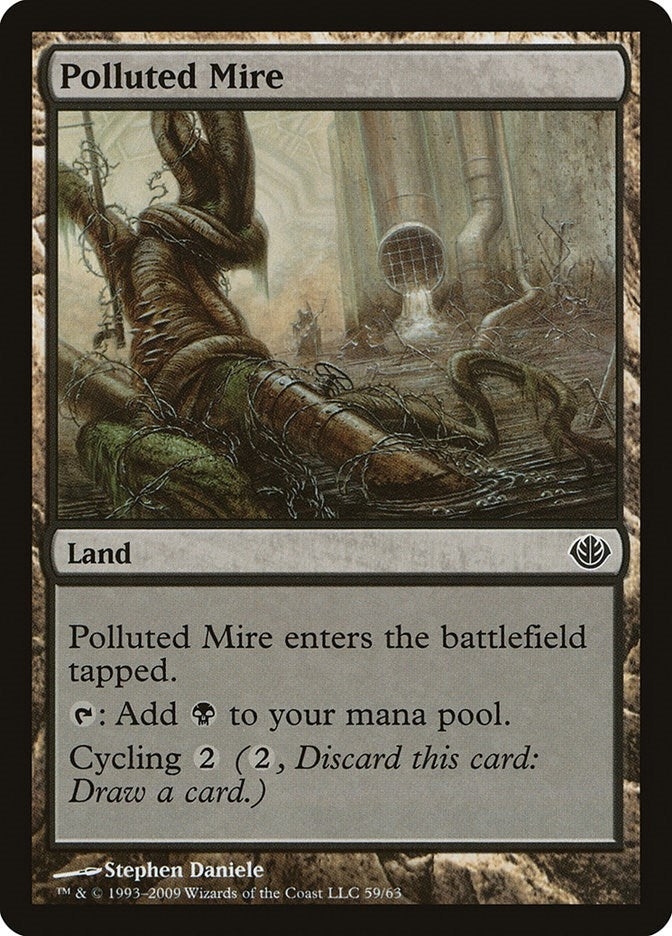 Image for Polluted Mire (Duel Decks: Garruk vs. Liliana) (59) - Magic: The Gathering