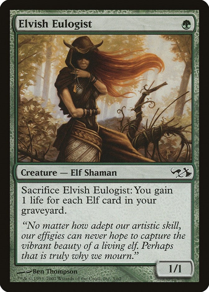 Image for Elvish Eulogist (Duel Decks: Elves vs. Goblins) (3) - Magic: The Gathering