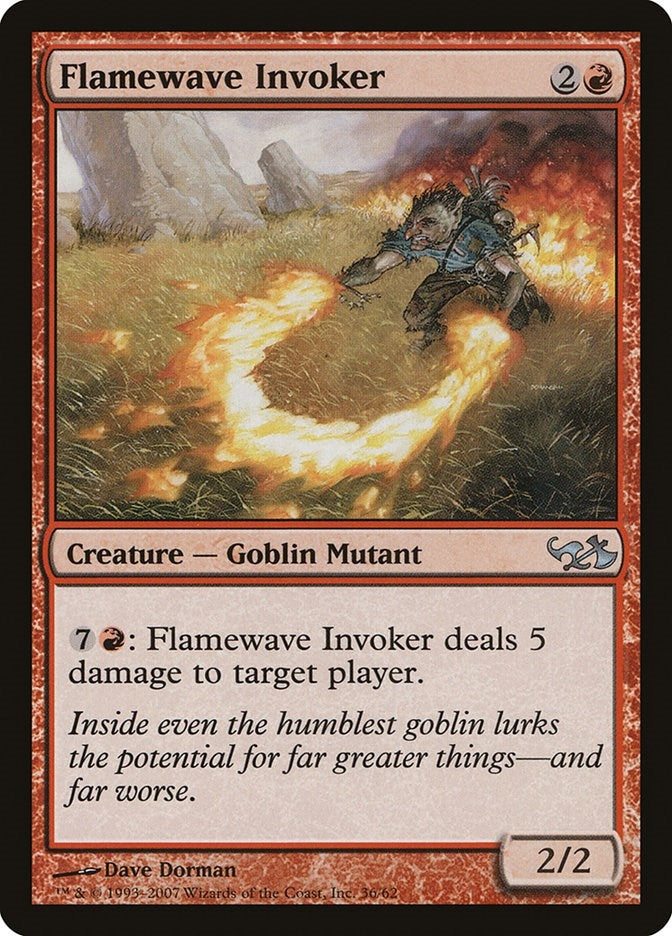 Image for Flamewave Invoker (Duel Decks: Elves vs. Goblins) (36) - Magic: The Gathering