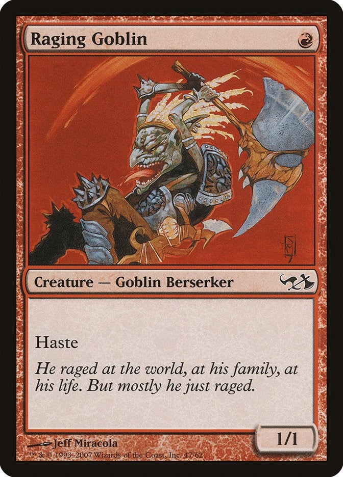 Image for Raging Goblin (Duel Decks: Elves vs. Goblins) (47) - Magic: The Gathering