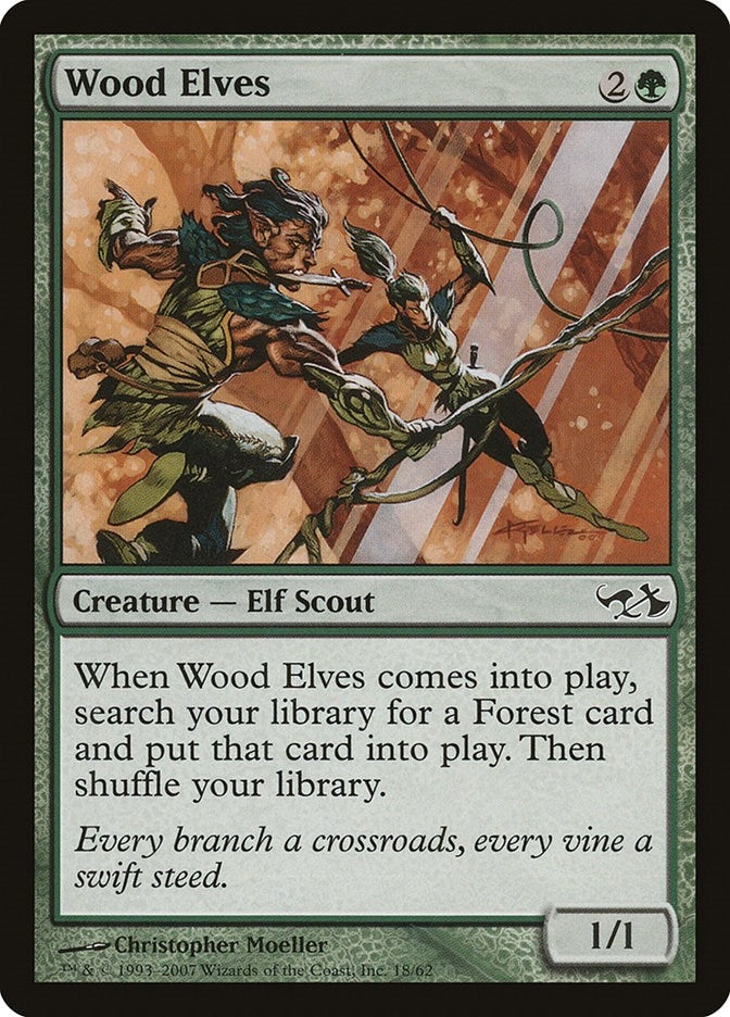 Image for Wood Elves (Duel Decks: Elves vs. Goblins) (18) - Magic: The Gathering