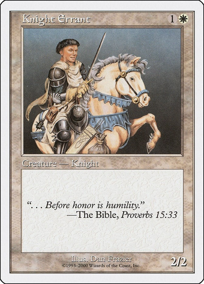 Image for Knight Errant (Starter 2000) - Magic: The Gathering