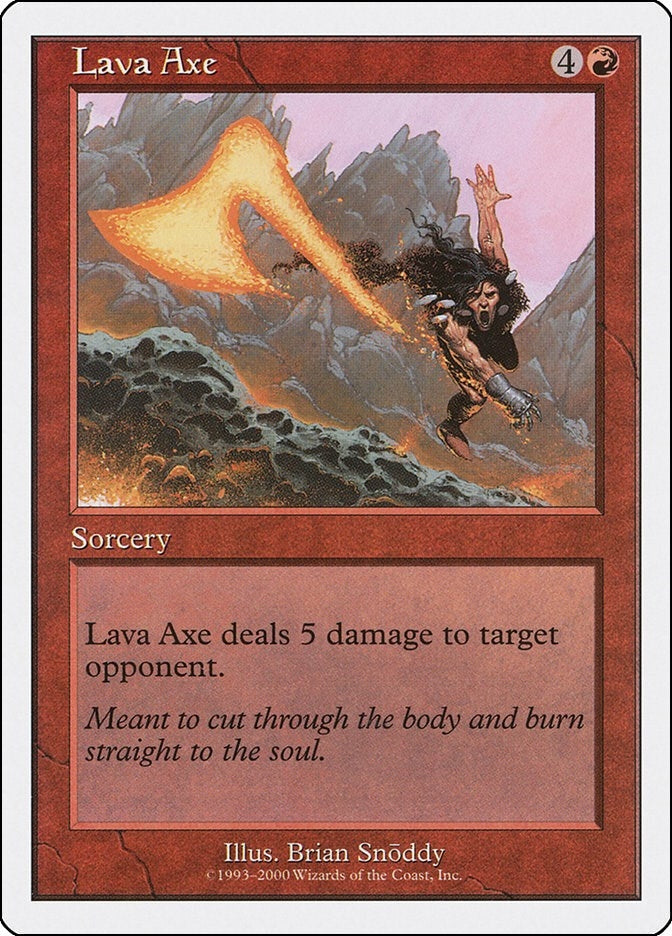 Image for Lava Axe (Starter 2000) - Magic: The Gathering