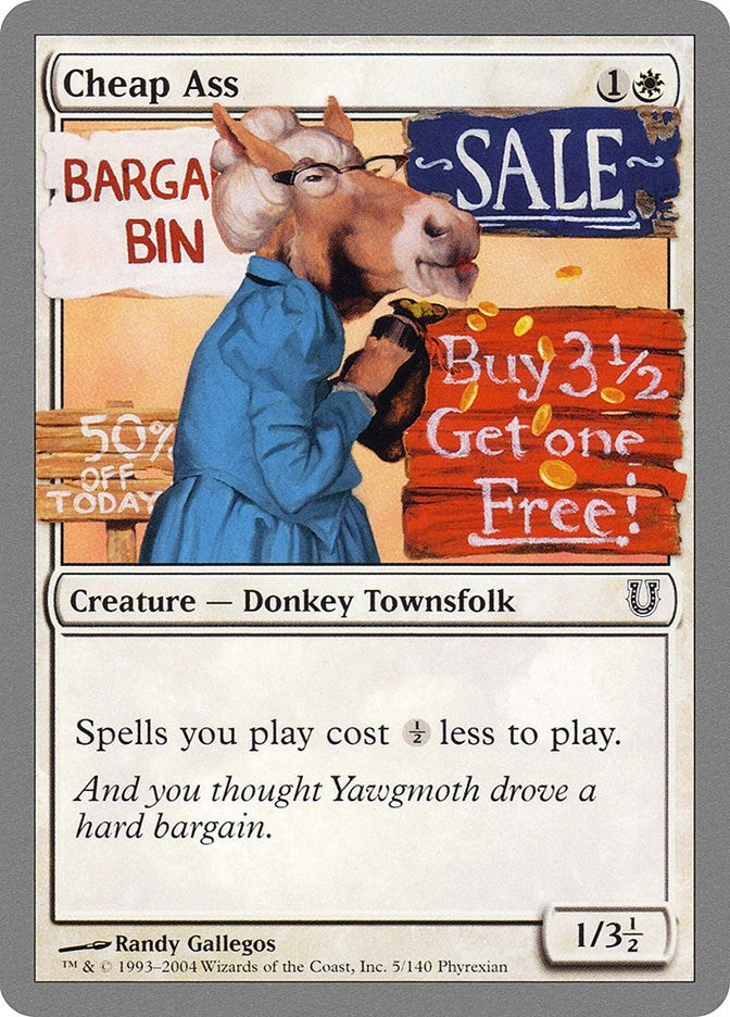 Image for Cheap Ass (Unhinged) (5) - Magic: The Gathering