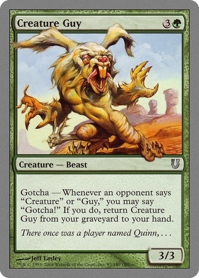 Image for Creature Guy (Unhinged) (93) - Magic: The Gathering