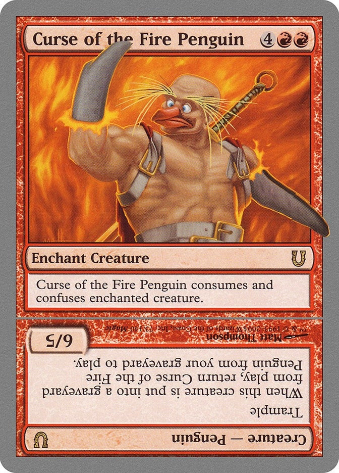 Image for Curse of the Fire Penguin (Unhinged) (73) - Magic: The Gathering