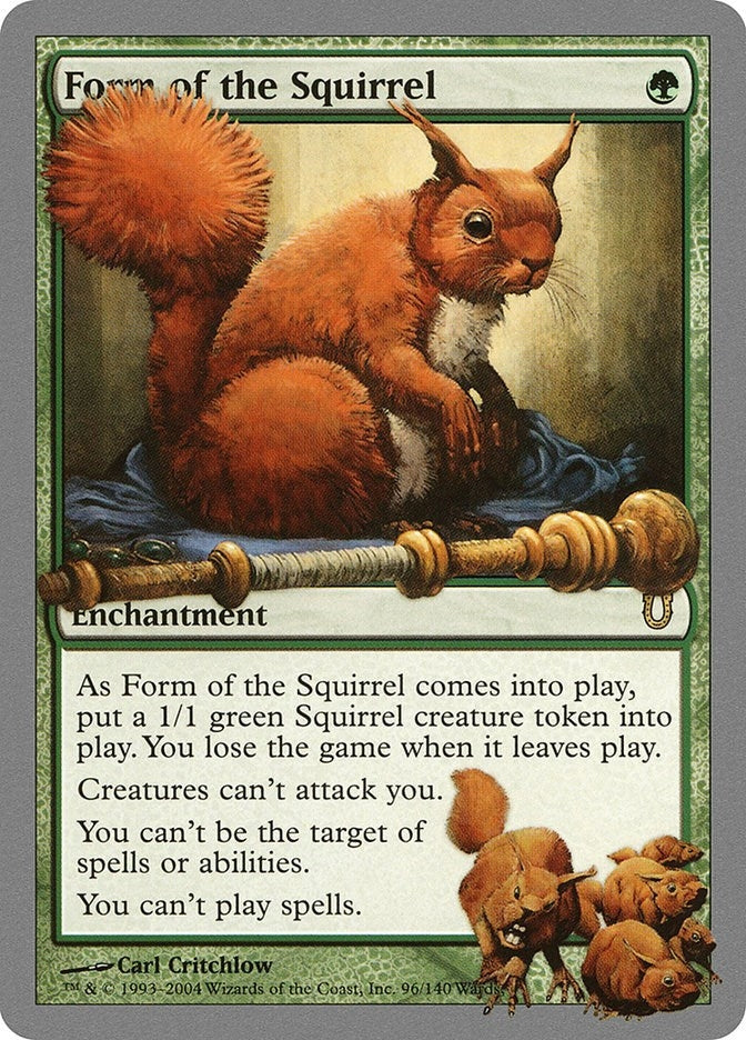 Image for Form of the Squirrel (Unhinged) (96) - Magic: The Gathering