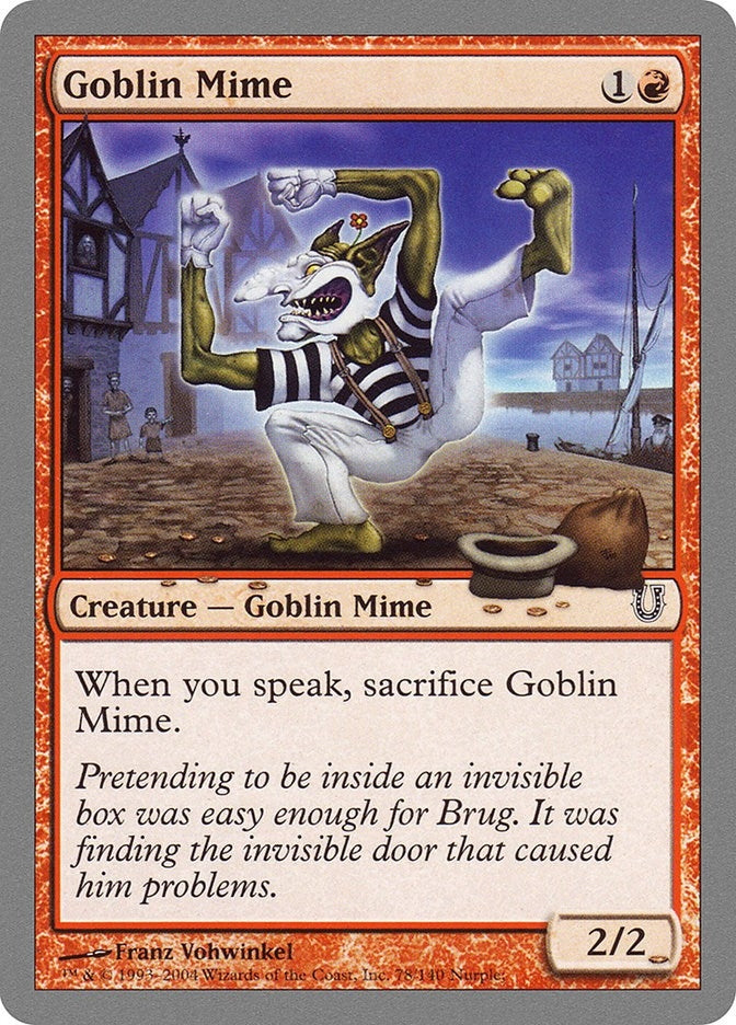 Image for Goblin Mime (Unhinged) (78) - Magic: The Gathering