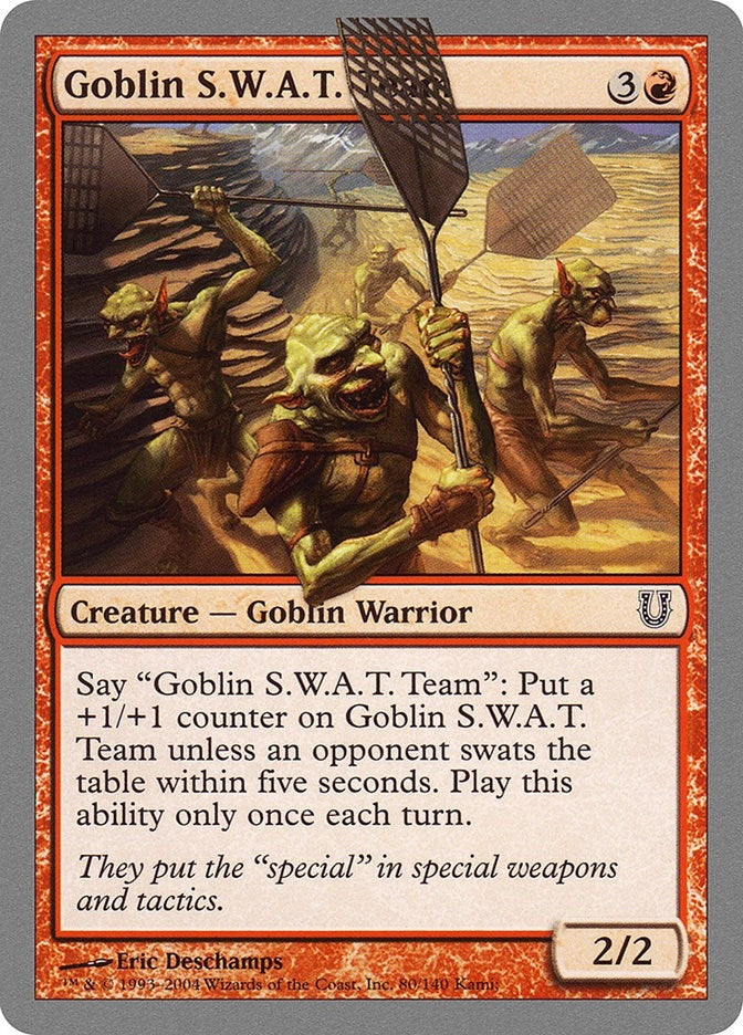 Image for Goblin S.W.A.T. Team (Unhinged) (80) - Magic: The Gathering