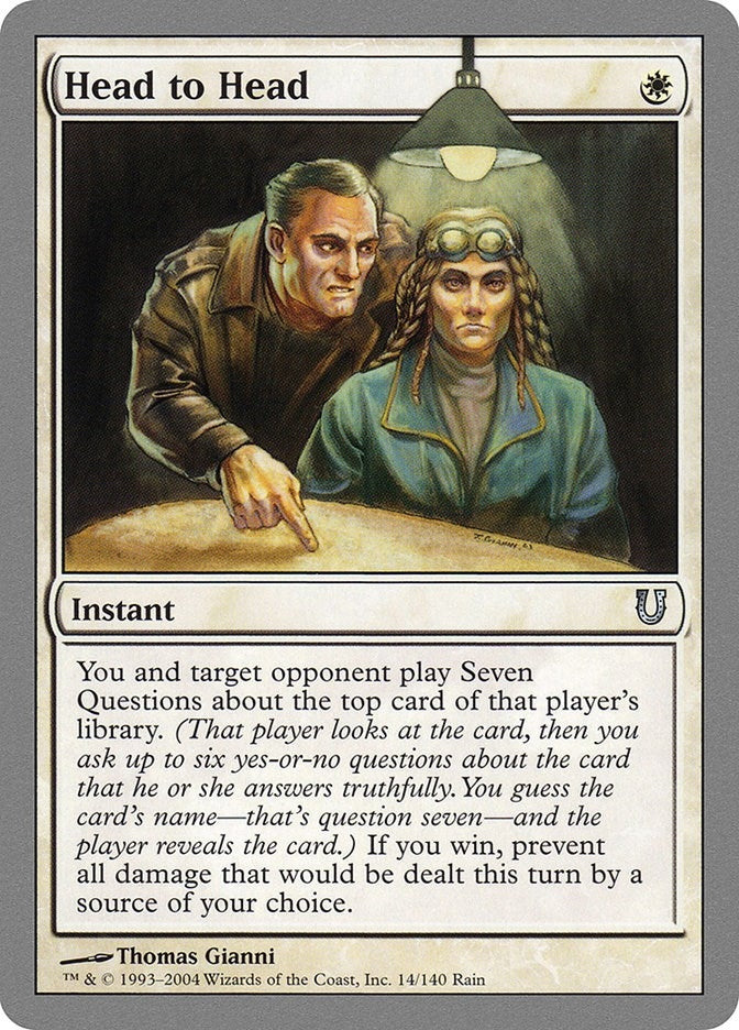 Image for Head to Head (Unhinged) (14) - Magic: The Gathering