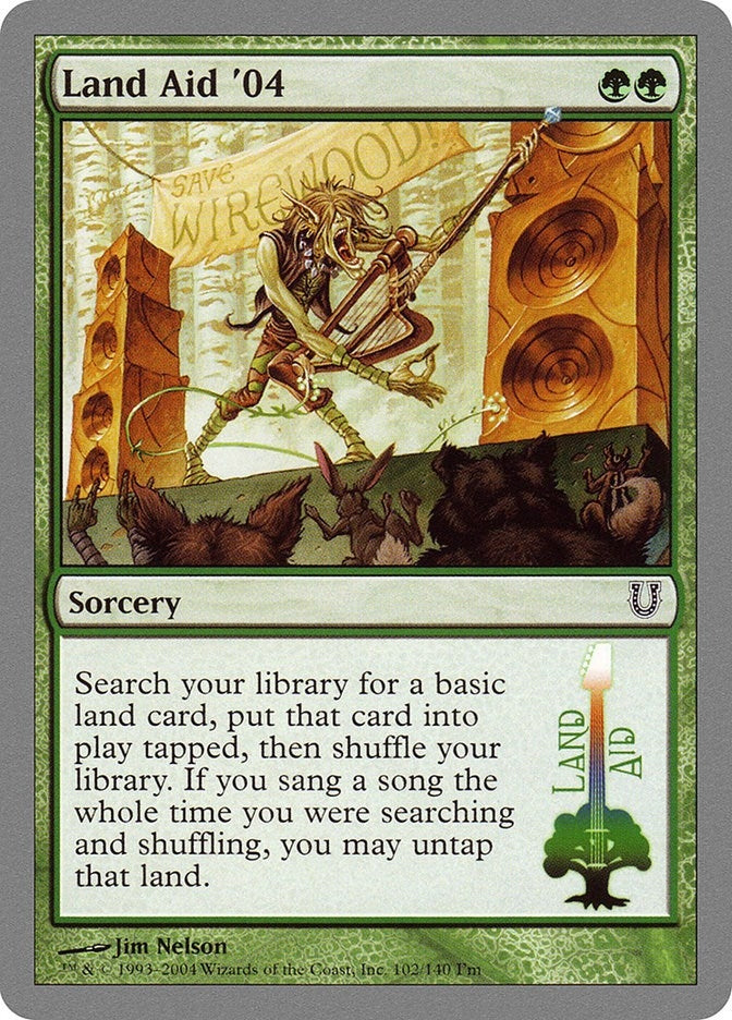 Image for Land Aid '04 (Unhinged) (102) - Magic: The Gathering