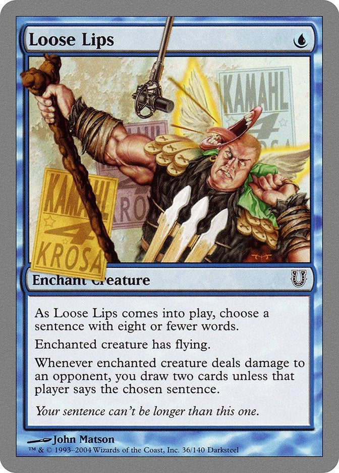 Image for Loose Lips (Unhinged) (36) - Magic: The Gathering