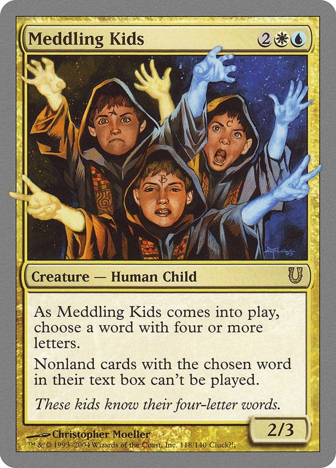 Image for Meddling Kids (Unhinged) (118) - Magic: The Gathering