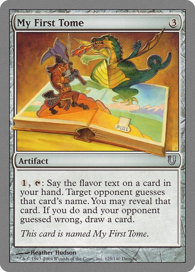 Image for My First Tome (Unhinged) (125) - Magic: The Gathering