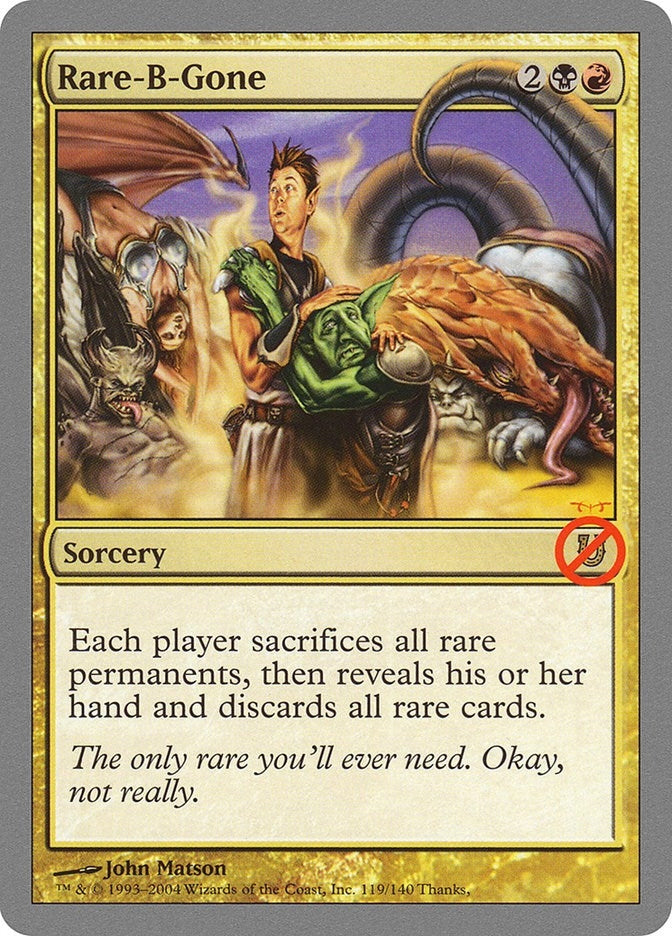Image for Rare-B-Gone (Unhinged) (119) - Magic: The Gathering