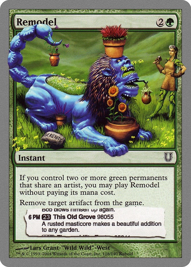 Image for Remodel (Unhinged) (108) - Magic: The Gathering