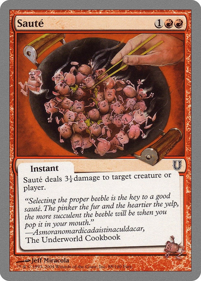 Image for Saute (Unhinged) (88) - Magic: The Gathering