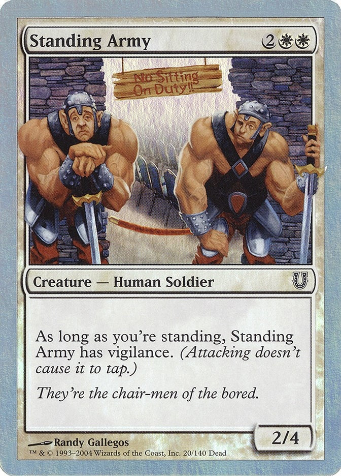 Image for Standing Army (Unhinged) (20) - Magic: The Gathering