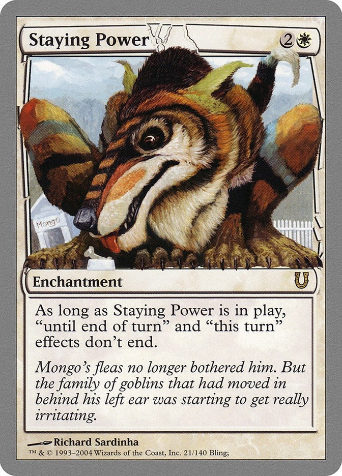 Image for Staying Power (Unhinged) (21) - Magic: The Gathering