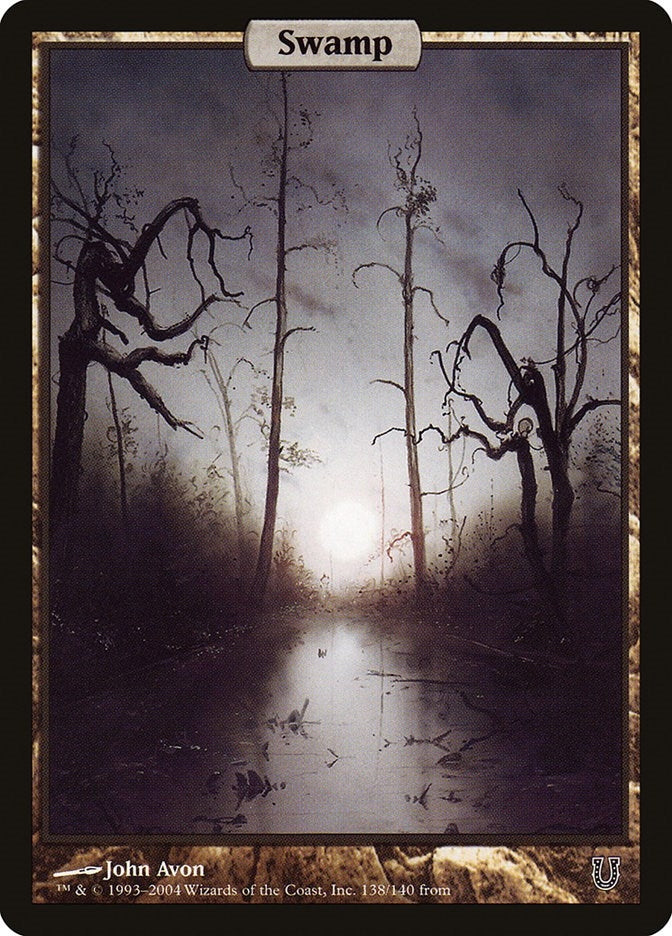 Image for Swamp - Full Art (Unhinged) (138) - Magic: The Gathering