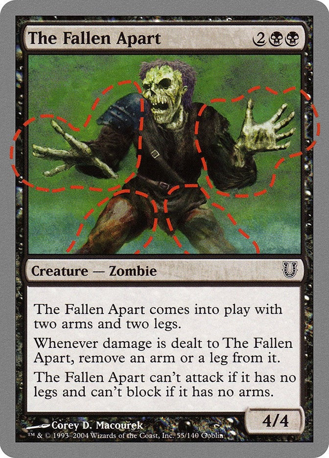 Image for The Fallen Apart (Unhinged) (55) - Magic: The Gathering