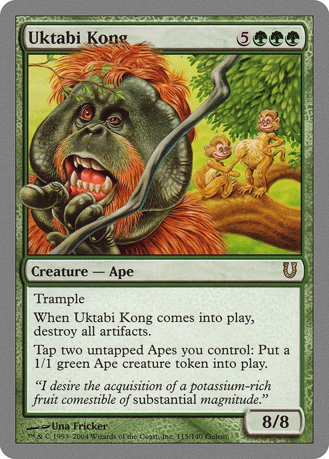 Image for Uktabi Kong (Unhinged) (115) - Magic: The Gathering