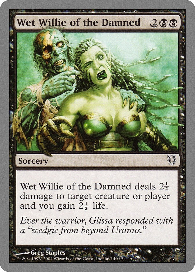 Image for Wet Willie of the Damned (Unhinged) (66) - Magic: The Gathering
