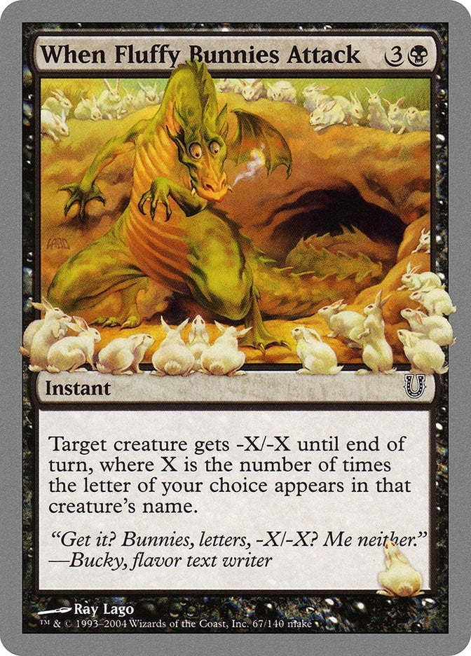 Image for When Fluffy Bunnies Attack (Unhinged) (67) - Magic: The Gathering