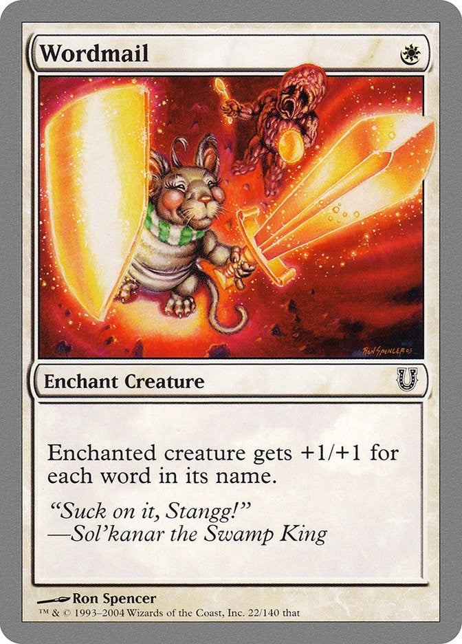 Image for Wordmail (Unhinged) (22) - Magic: The Gathering