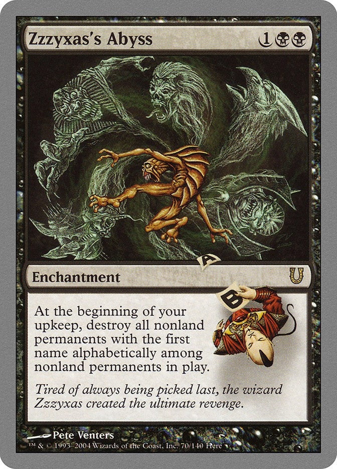 Image for Zzzyxas's Abyss (Unhinged) (70) - Magic: The Gathering